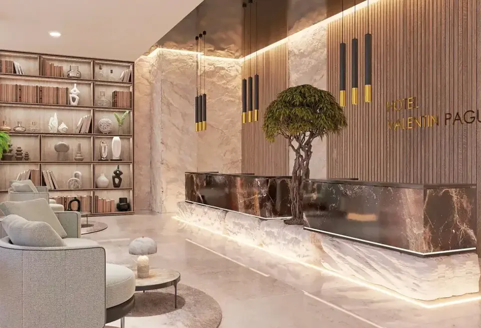 Lobby hotelu Valentin Somni (ex. Valentin Paguera)