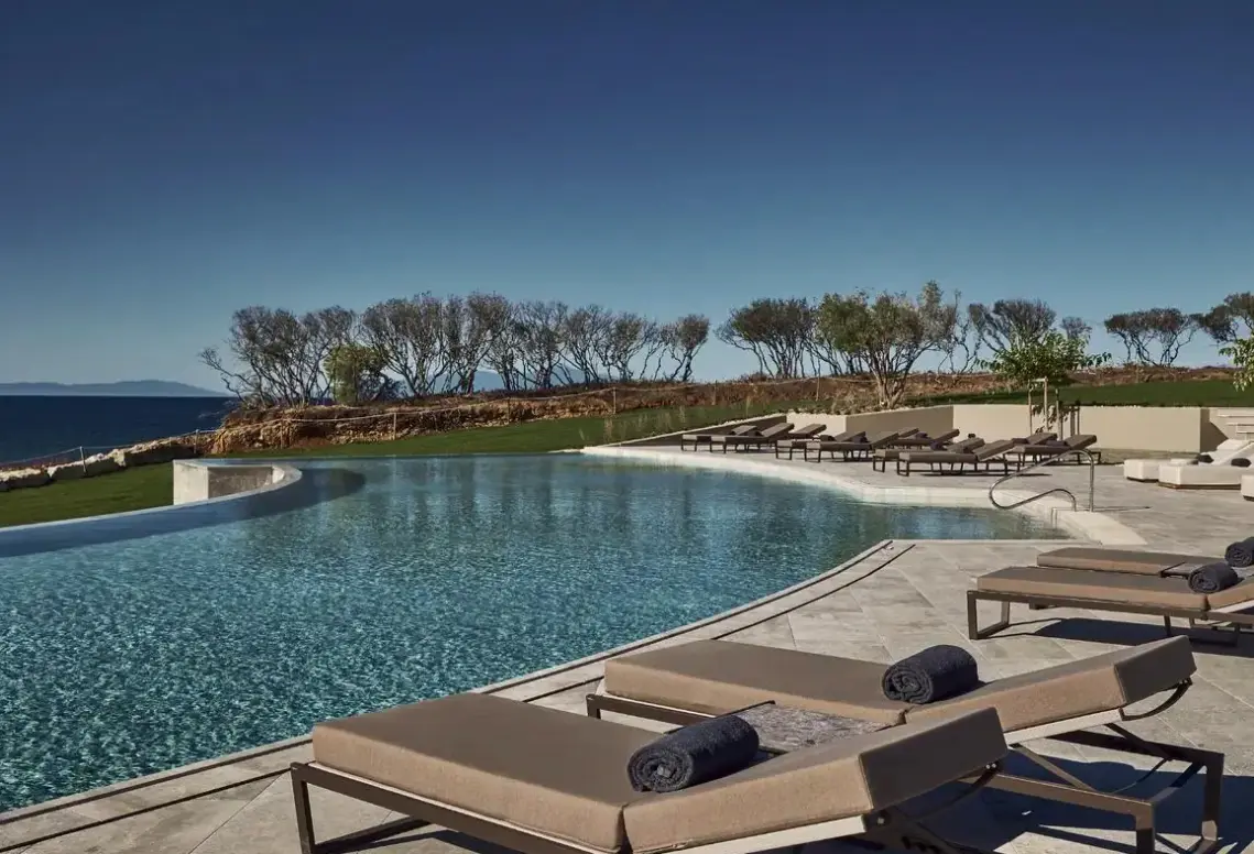 Basen w hotelu Zelia Resort Halkidiki
