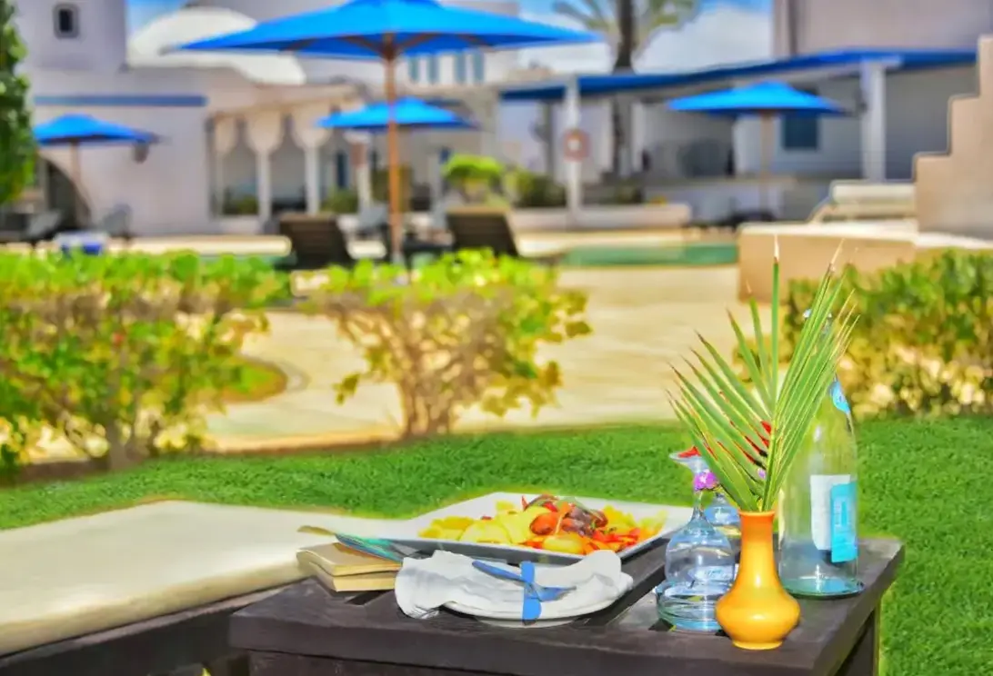Restauracja i jedzenie w hotelu Zenon Djerba (ex. Bravo Haroun)