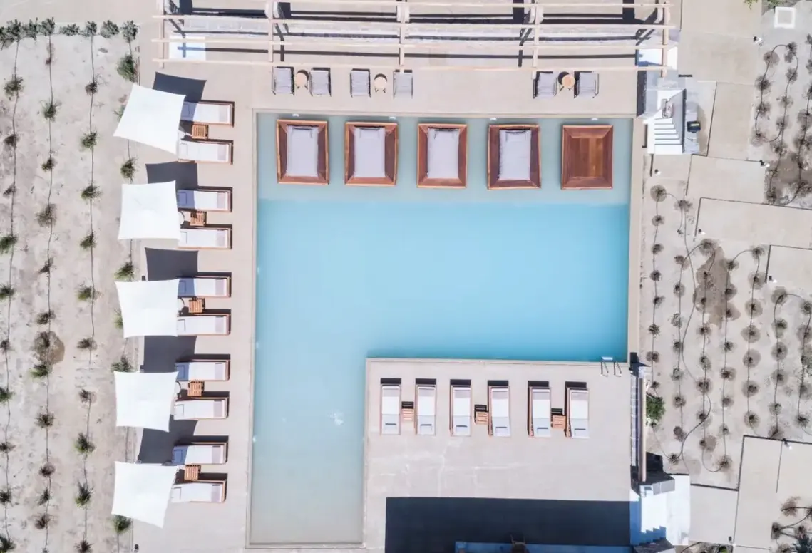 Obiekt hotelu Ammothines Cycladic Suites