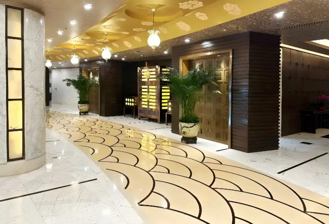 Lobby hotelu Asia Hotel Beijing