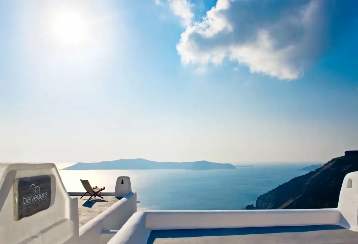 Widok z hotelu Belvedere Suites