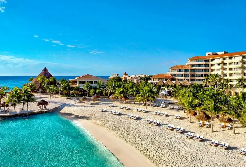 Plaża przy hotelu Dreams Aventuras Riviera Maya