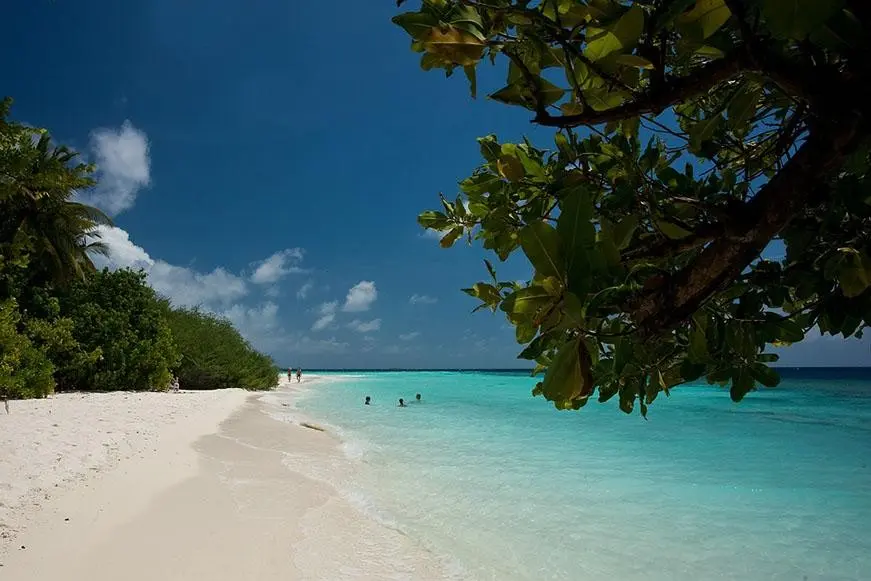 Plaża przy hotelu Embudu Village Maldives