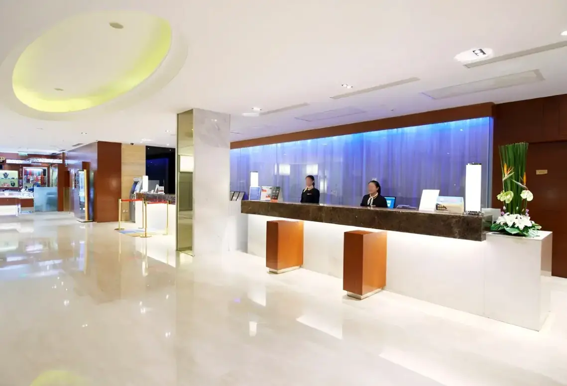 Lobby hotelu Guo Ji Yi Yuan Hotel