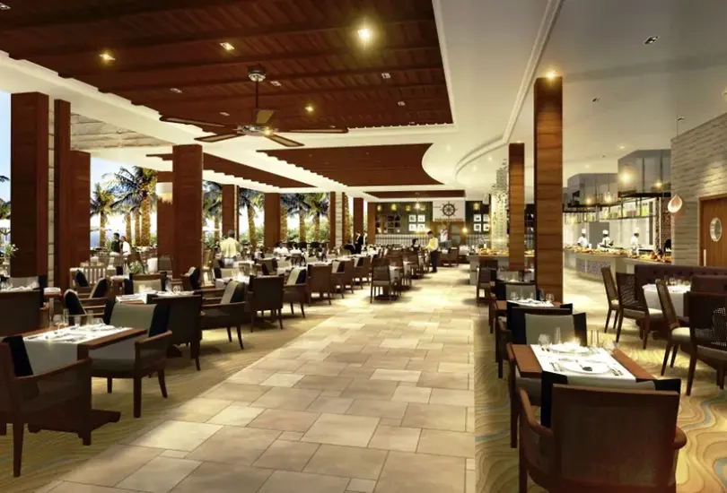 Restauracja i jedzenie w hotelu Hilton Cabo Verde Sal Resort