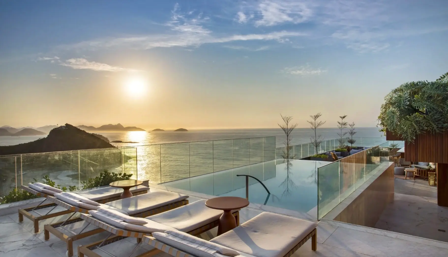 Basen w hotelu Hilton Rio de Janeiro Copacabana