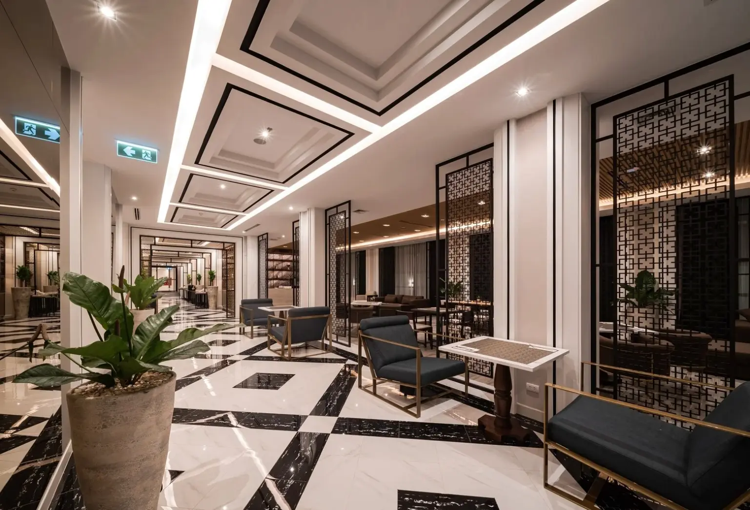 Lobby hotelu Mandarin Eastville Pattaya