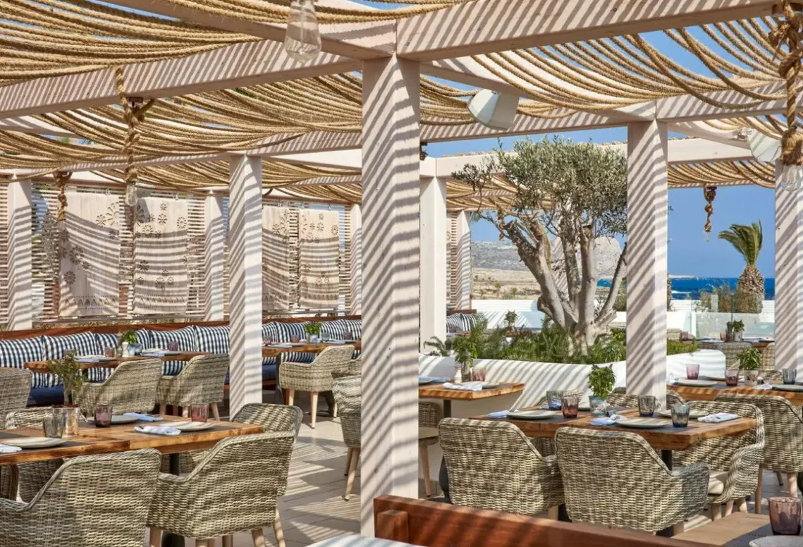 Restauracja i jedzenie w hotelu Mare Ayia Napa