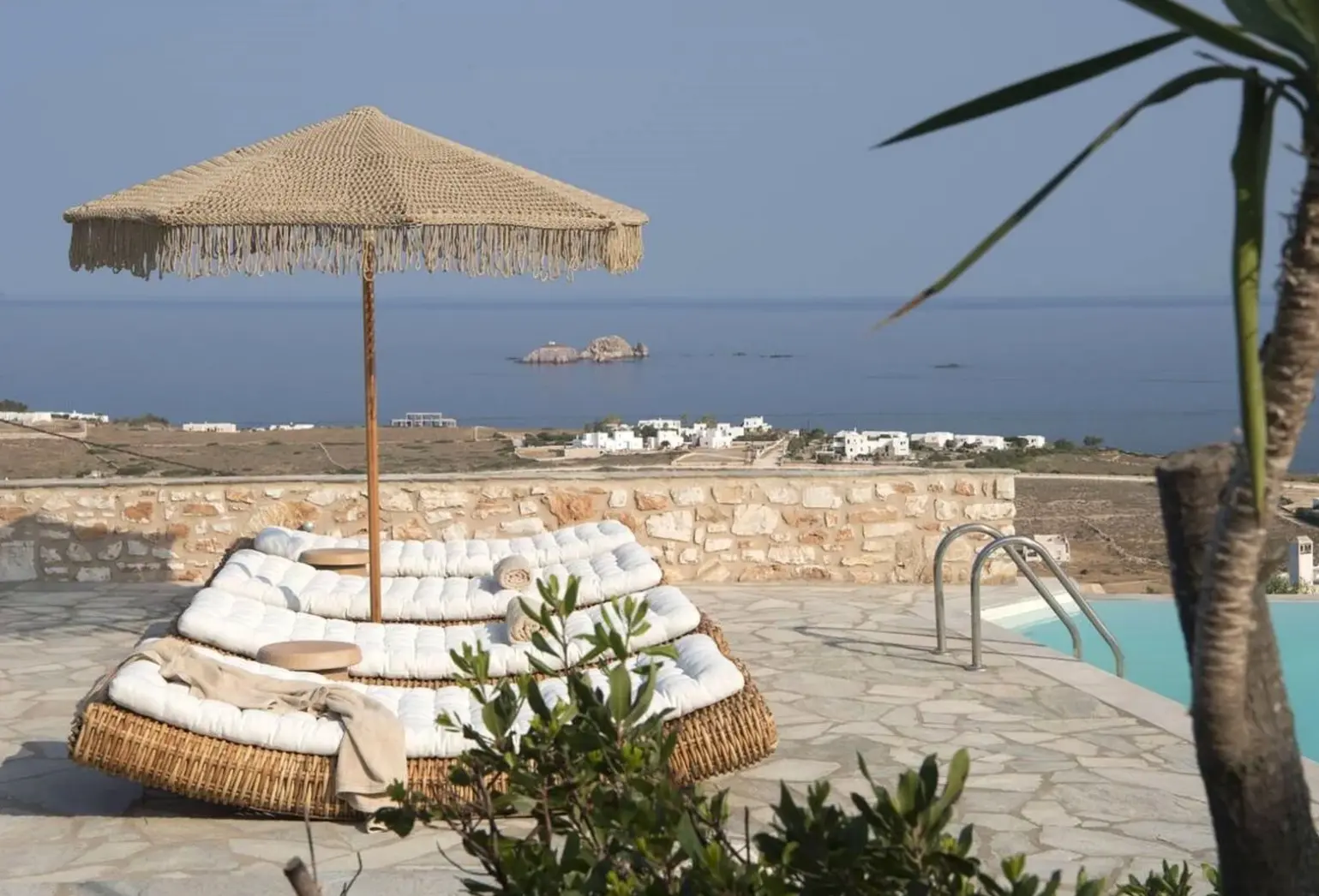 Plaża przy hotelu Mythic Paros