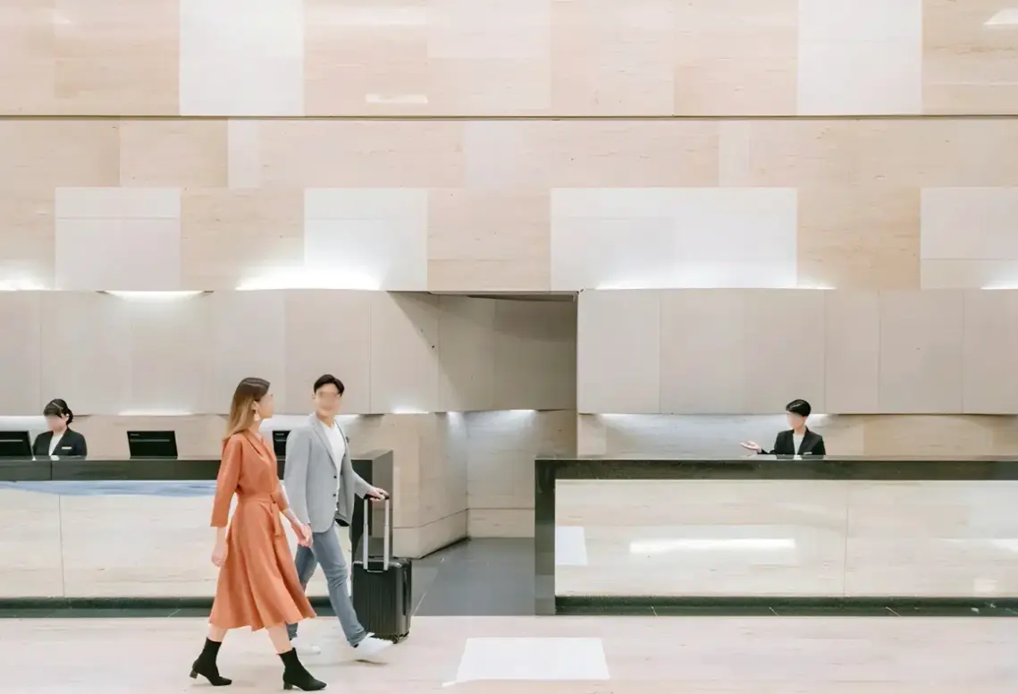 Lobby hotelu Nina Hotel Tsuen Wan West