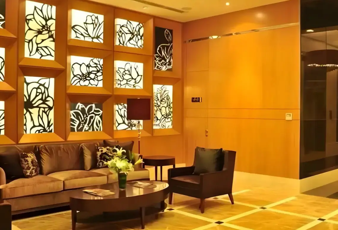 Lobby hotelu Oakwood Residence Shanghai