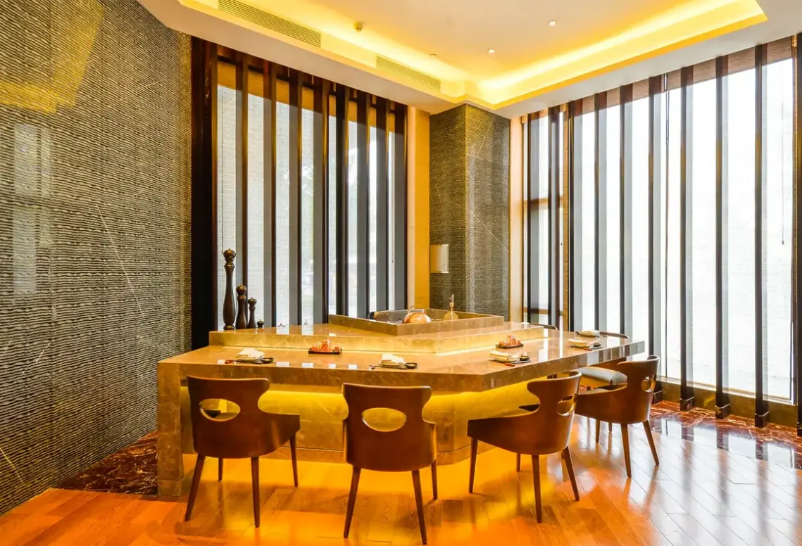 Restauracja i jedzenie w hotelu Pan Pacific Beijing