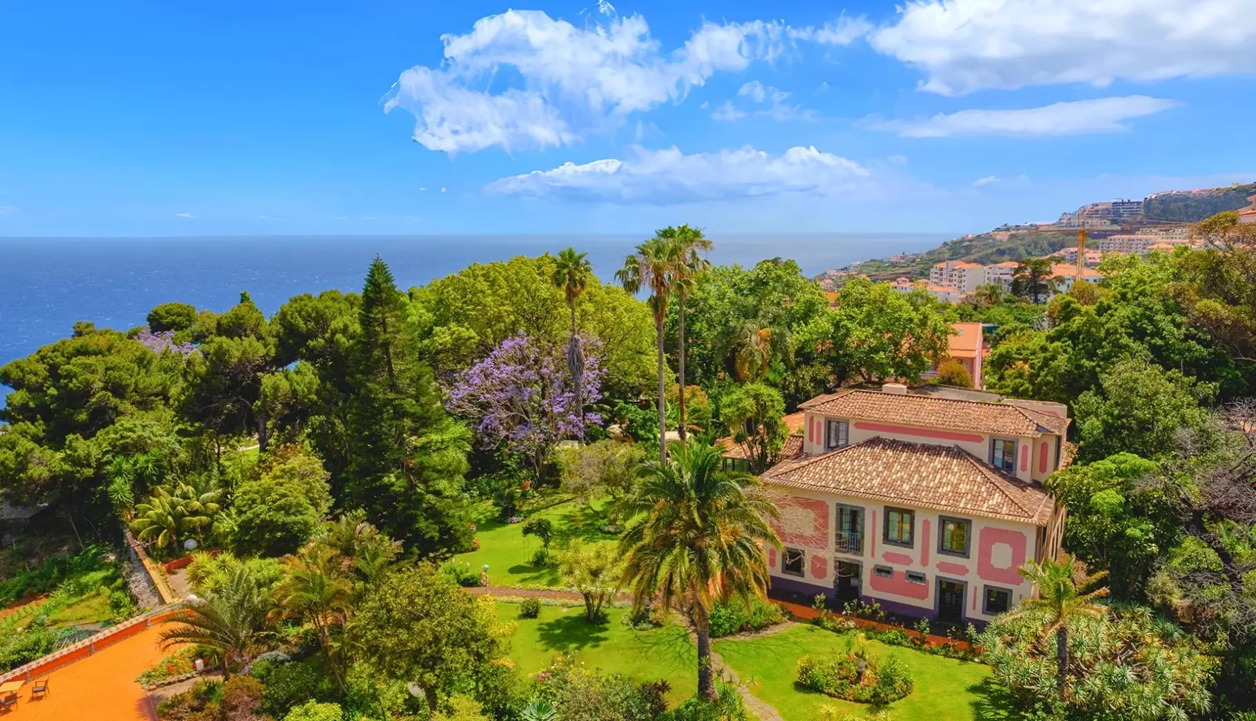 Widok z hotelu Quinta Splendida Wellness & Botanical Garden