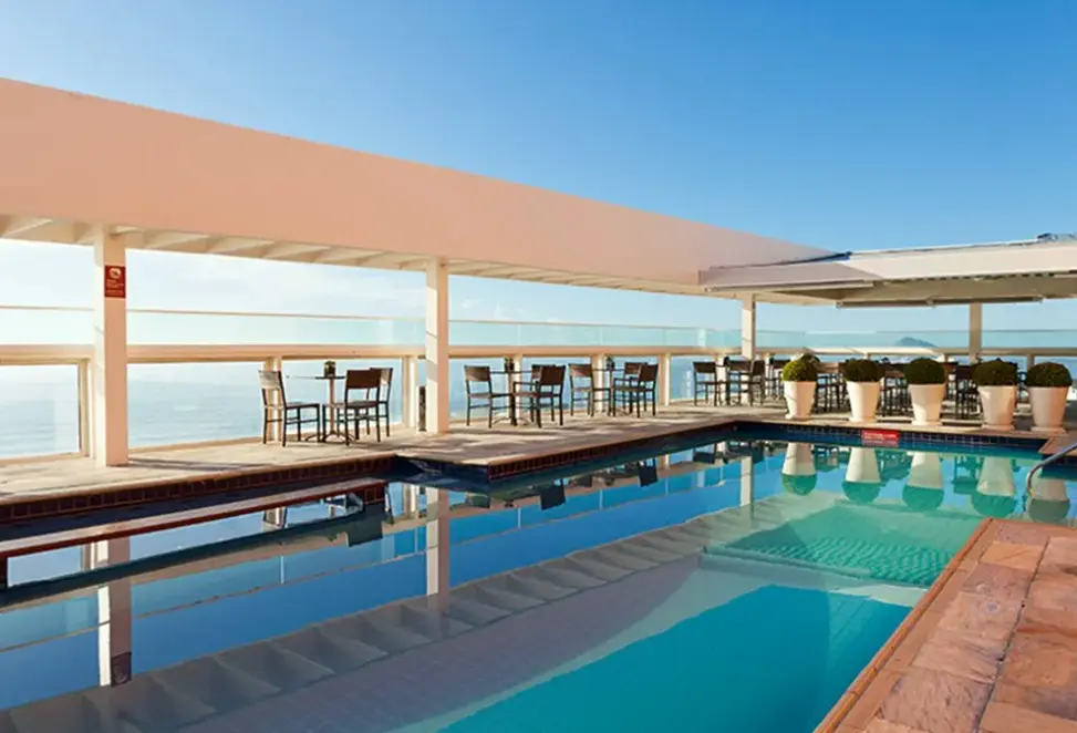 Basen w hotelu Rio Othon Palace