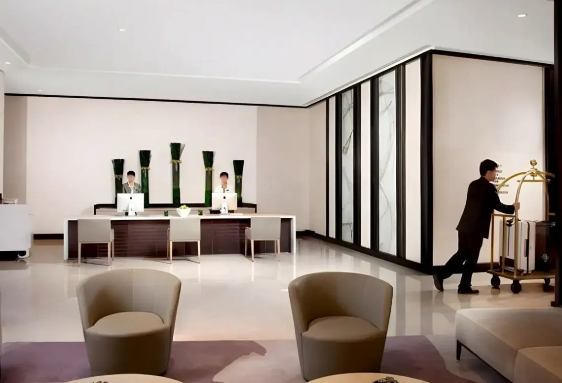 Lobby hotelu Riverdale Residence Xintiandi Shanghai