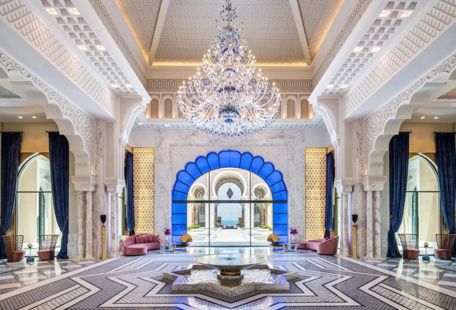 Lobby hotelu Rixos Premium Saadiyat Island
