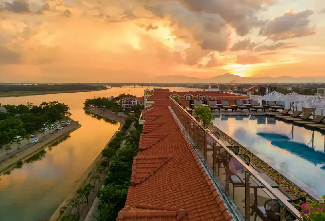 Widok z hotelu Royal Hoi An – Gallery