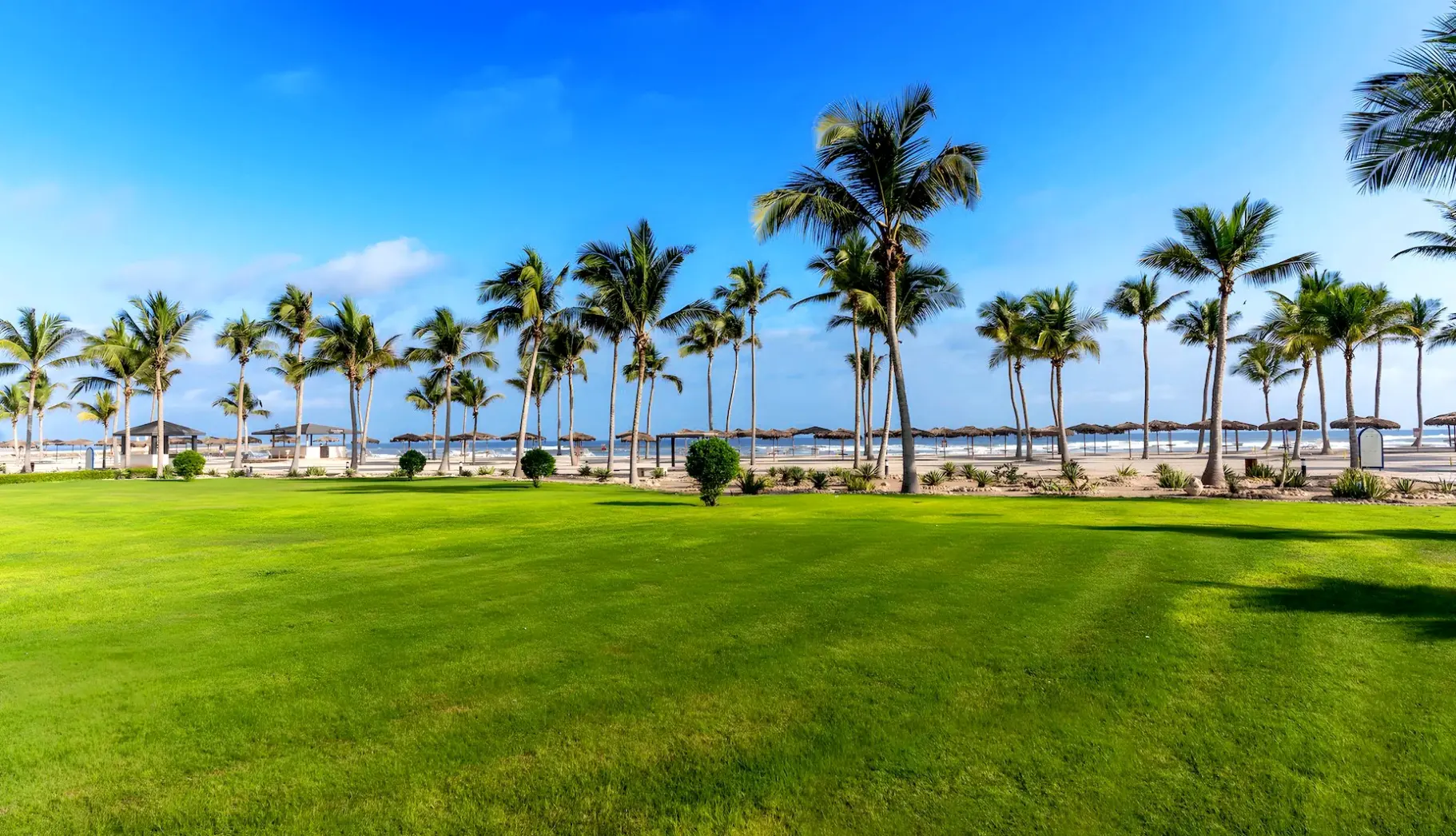 Plaża przy hotelu Salalah Rotana Resort