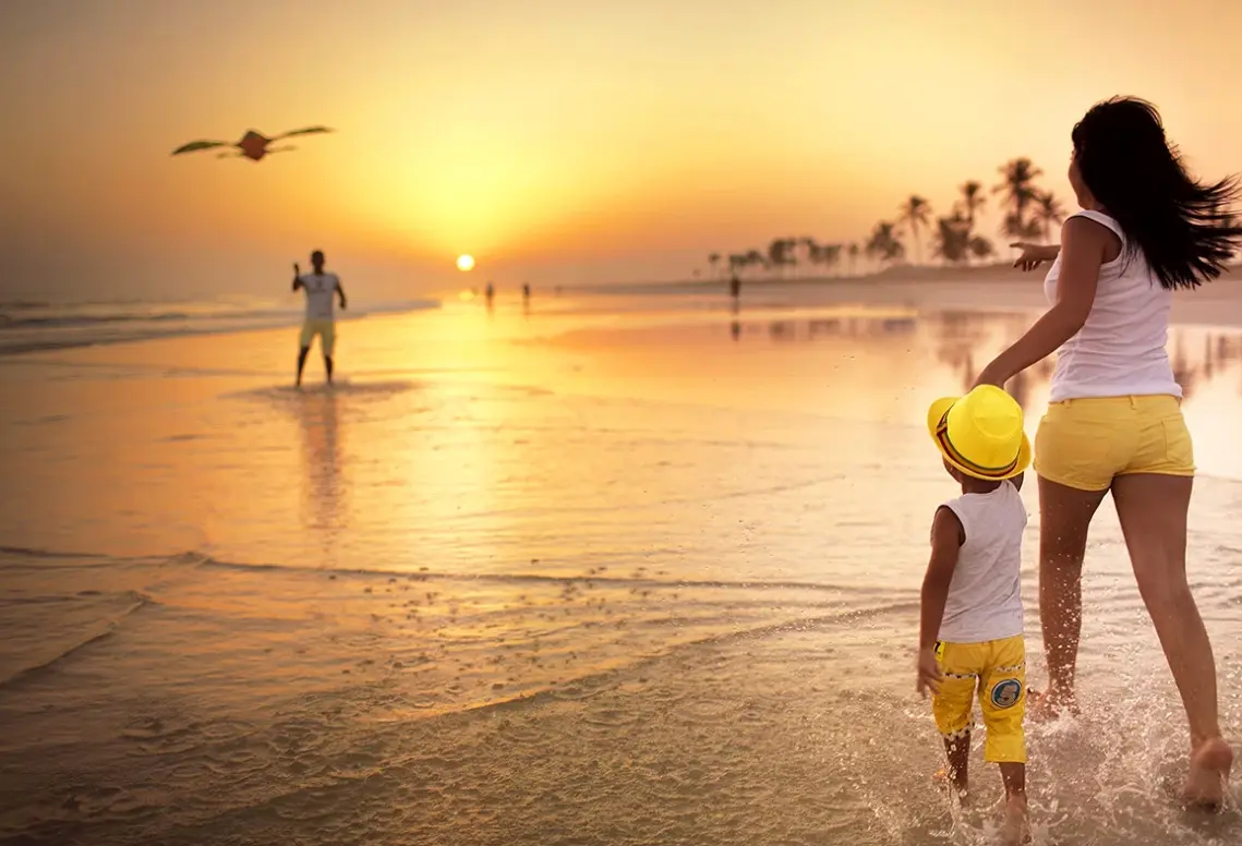 Plaża przy hotelu Salalah Rotana Resort