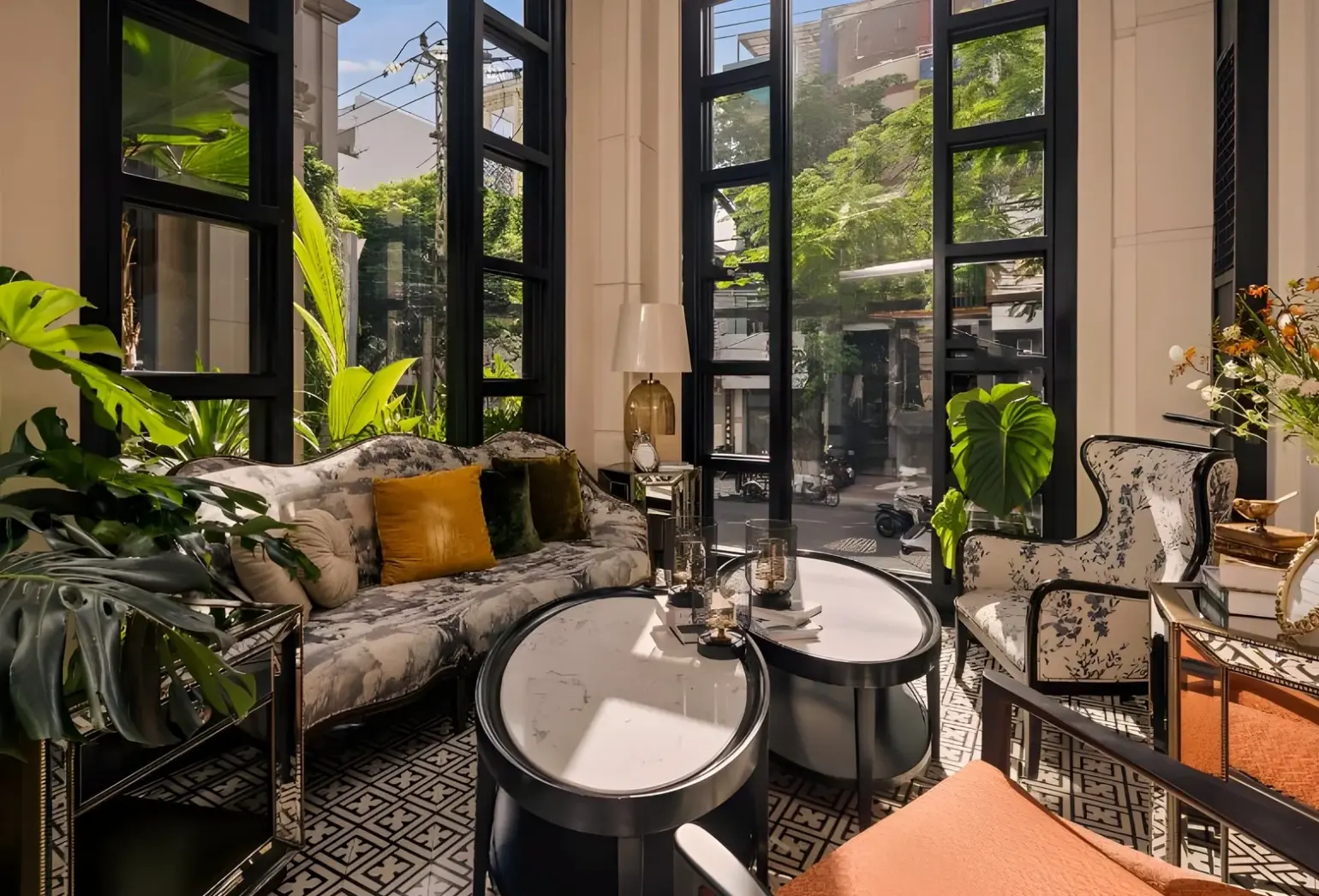 Łazienka w pokoju hotelu Sanouva Danang