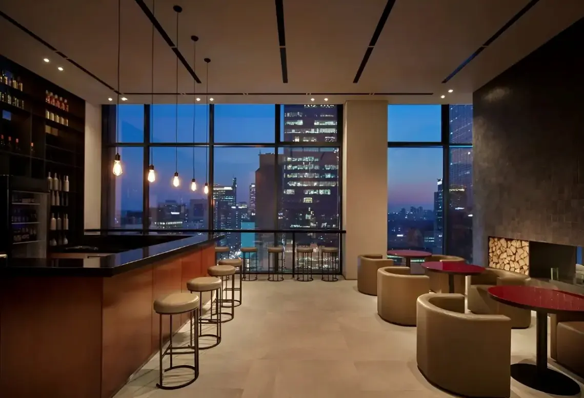 Lobby hotelu Shilla Stay Samsung