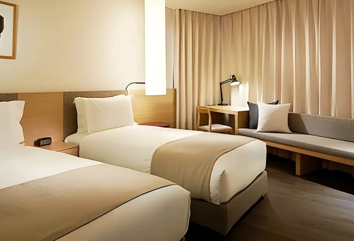 Pokój w hotelu Shilla Stay Samsung