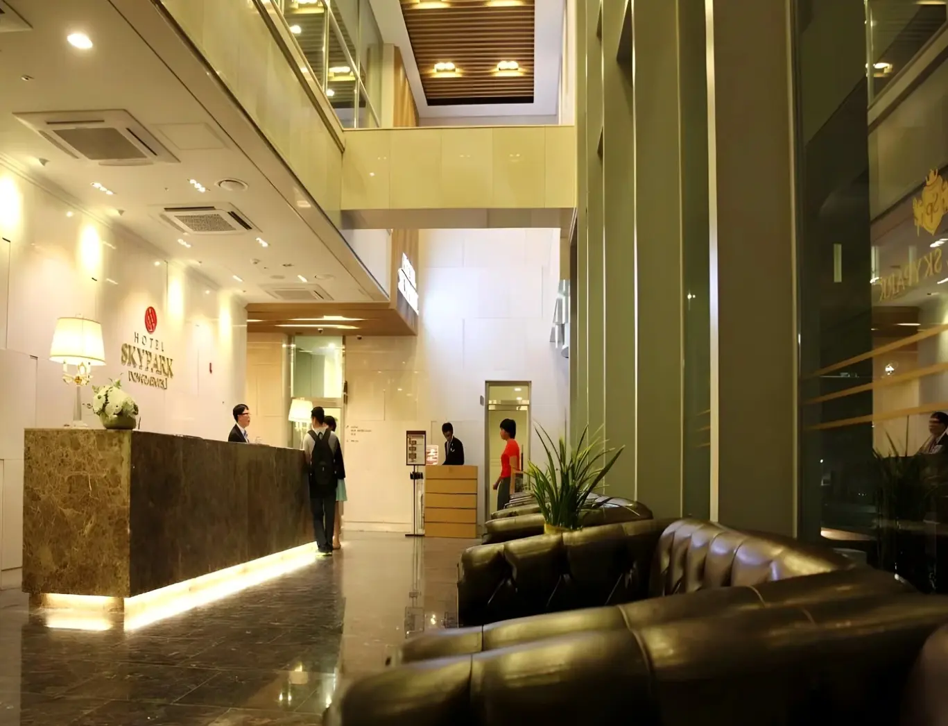 Lobby hotelu Skypark Dongdaemun I