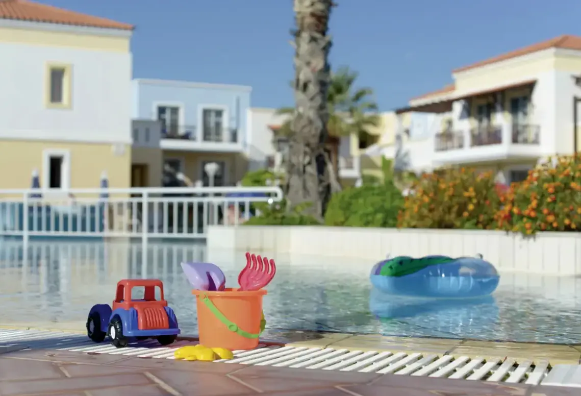 Basen w hotelu Aegean Houses