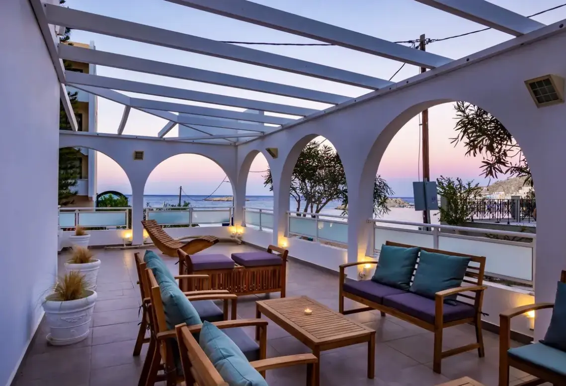 Widok z hotelu Alos Suites