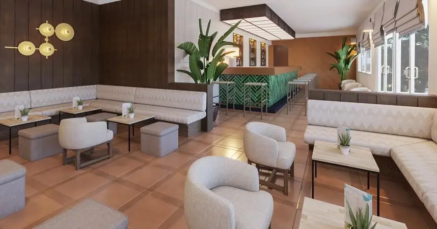Lobby hotelu Aluasoul Menorca