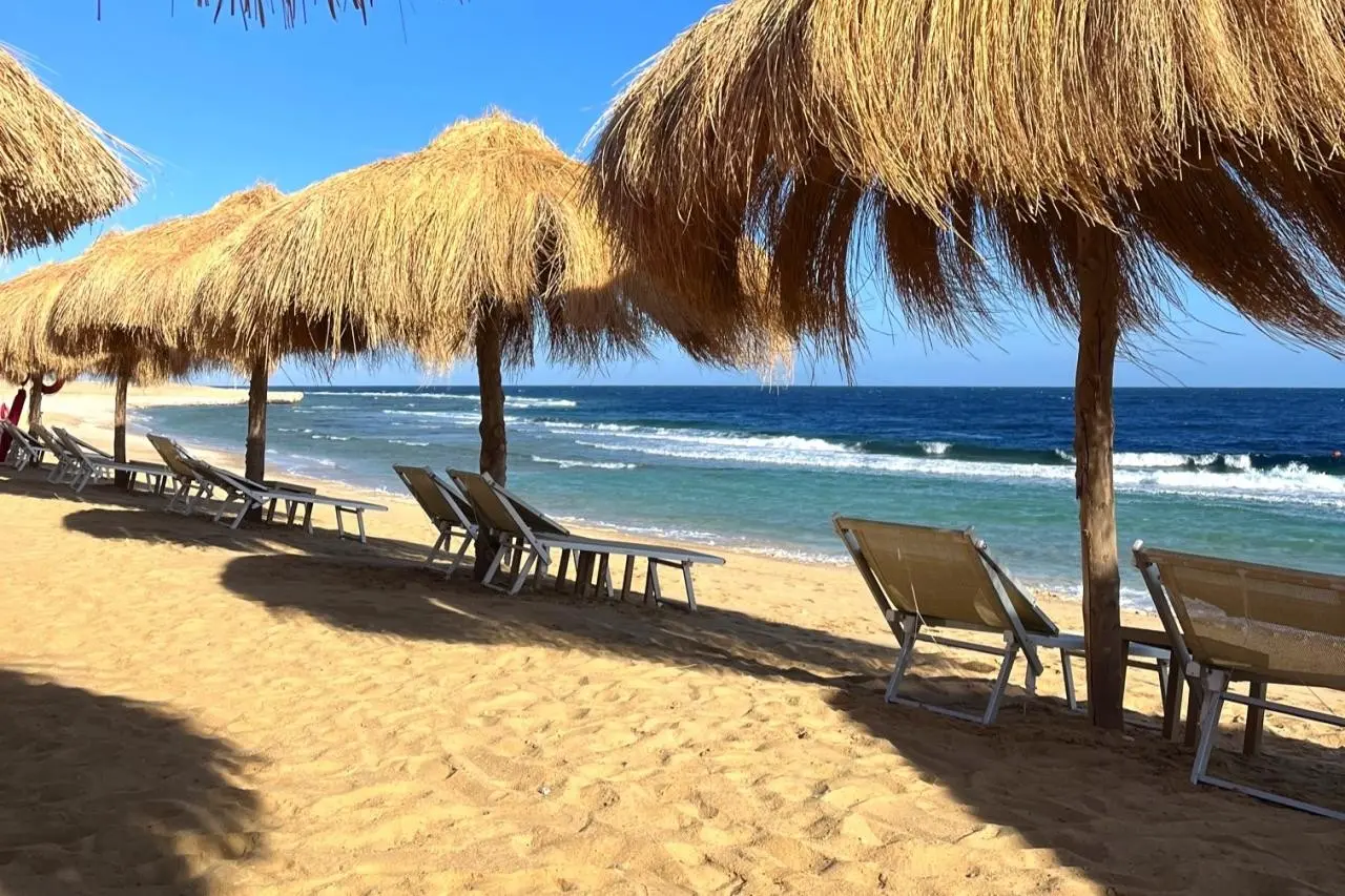Plaża przy hotelu Amarina Jannah Resort & Aquapark