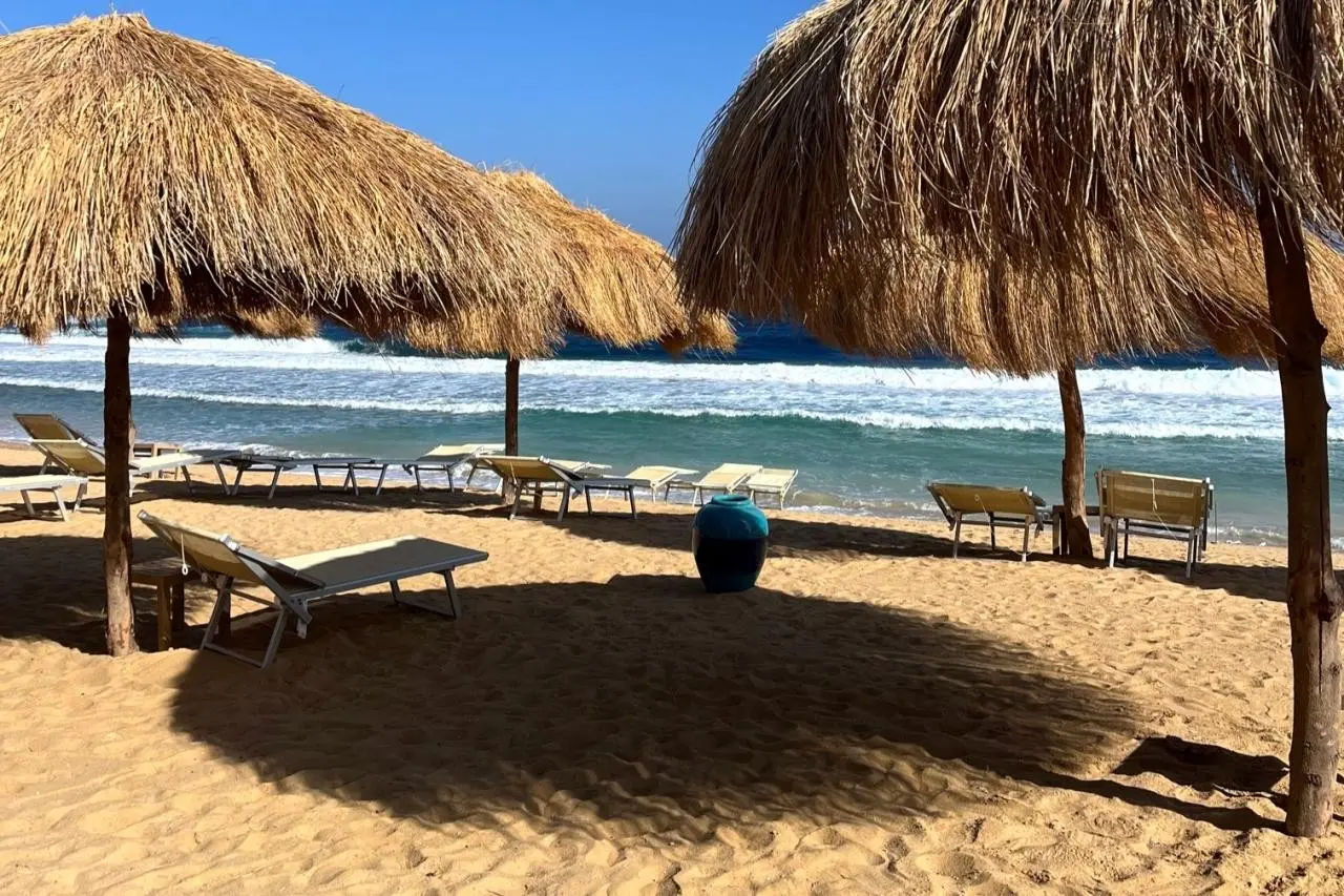 Plaża przy hotelu Amarina Jannah Resort & Aquapark