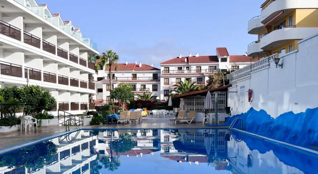 Basen w hotelu Apartamentos Pez Azul