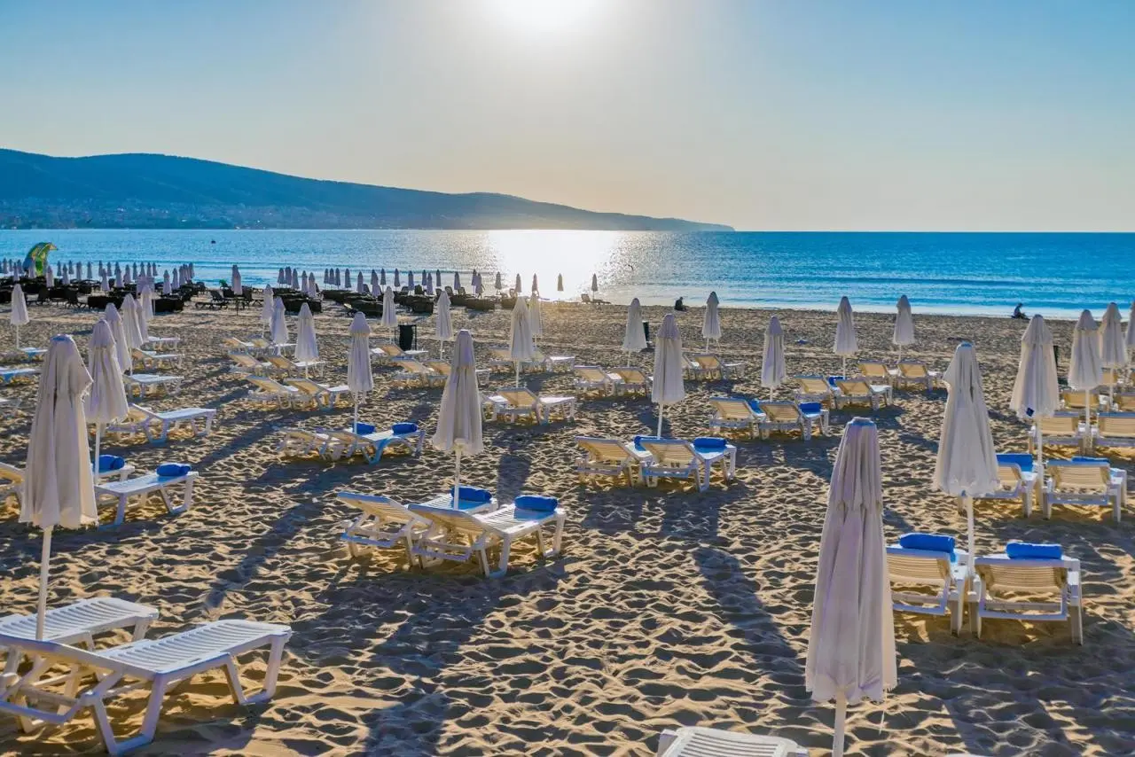 Plaża przy hotelu Asteria Family Sunny Beach
