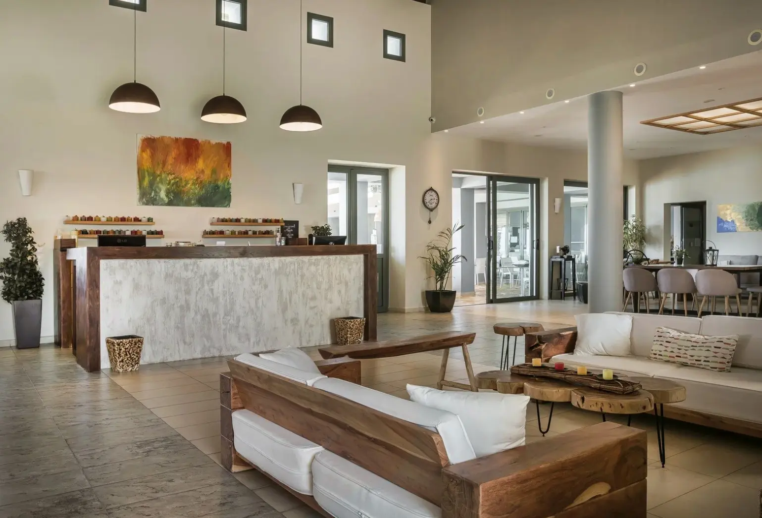 Lobby hotelu Astra Village Hotel & Spa