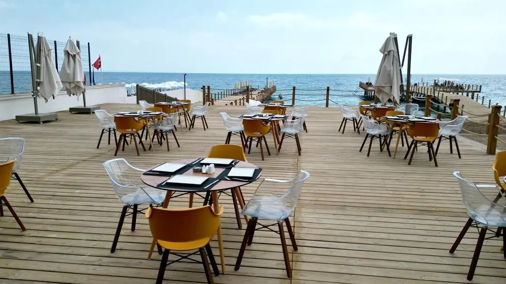 Plaża przy hotelu Aydinbey Siu Collection