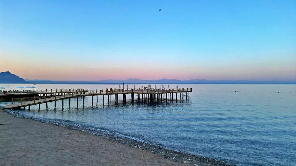 Plaża przy hotelu Aydinbey Siu Collection