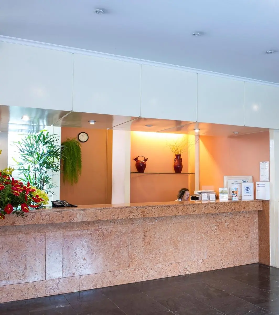 Lobby hotelu Buganvilia