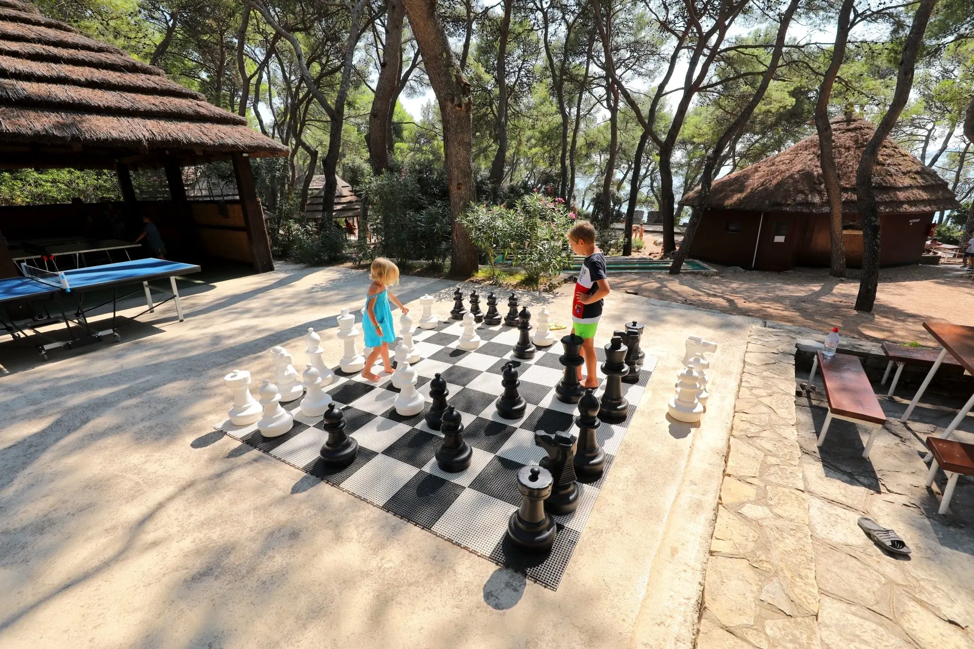 Atrakcje dla dzieci w hotelu Bungalows Pine Beach Pakostane