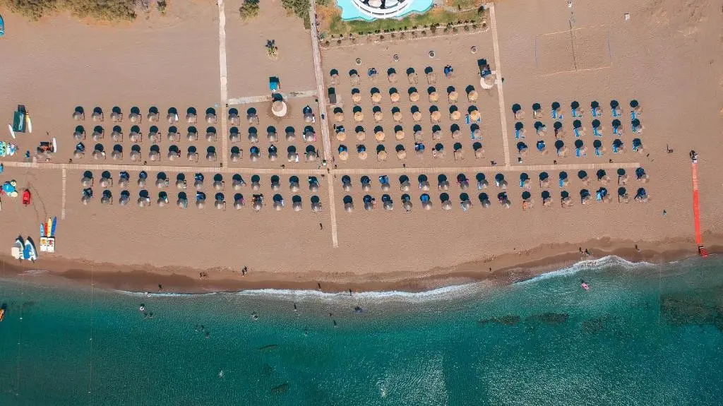 Plaża przy hotelu Calypso Palace