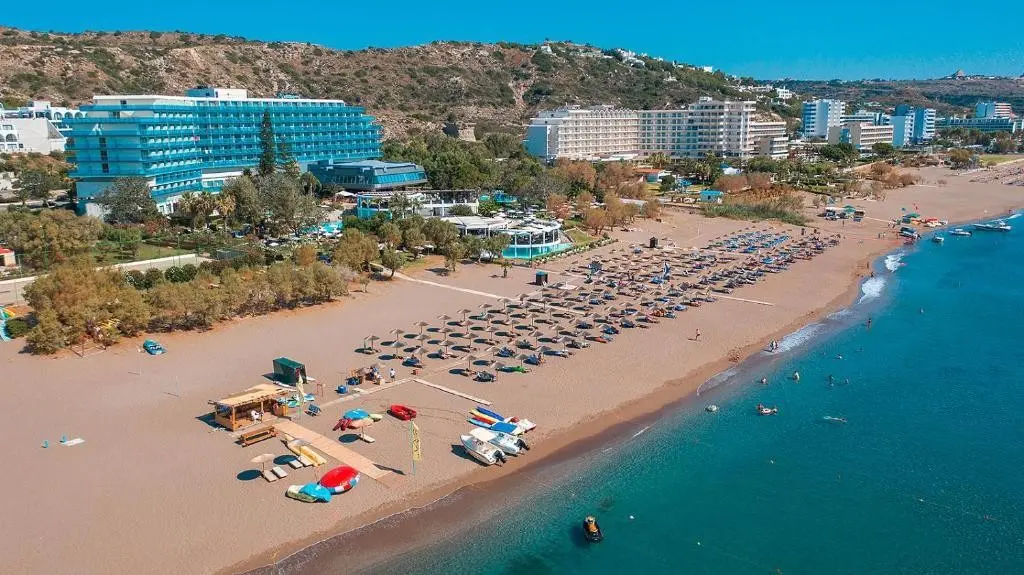 Plaża przy hotelu Calypso Palace