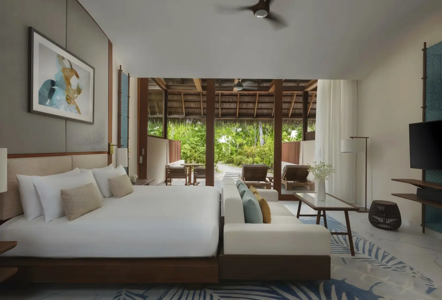 Pokój w hotelu Conrad Maldives Rangali Island