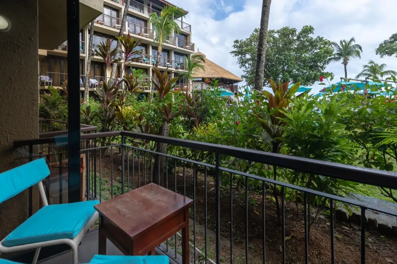 Widok z hotelu Coral Strand