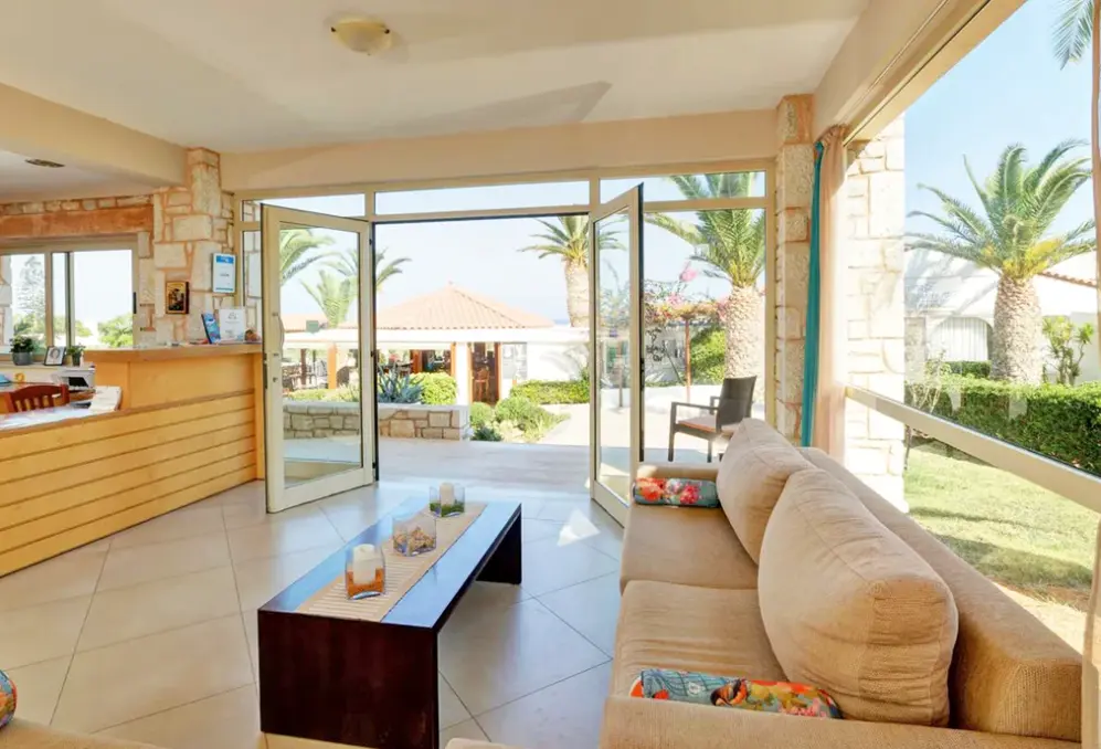 Lobby hotelu Cretan Garden