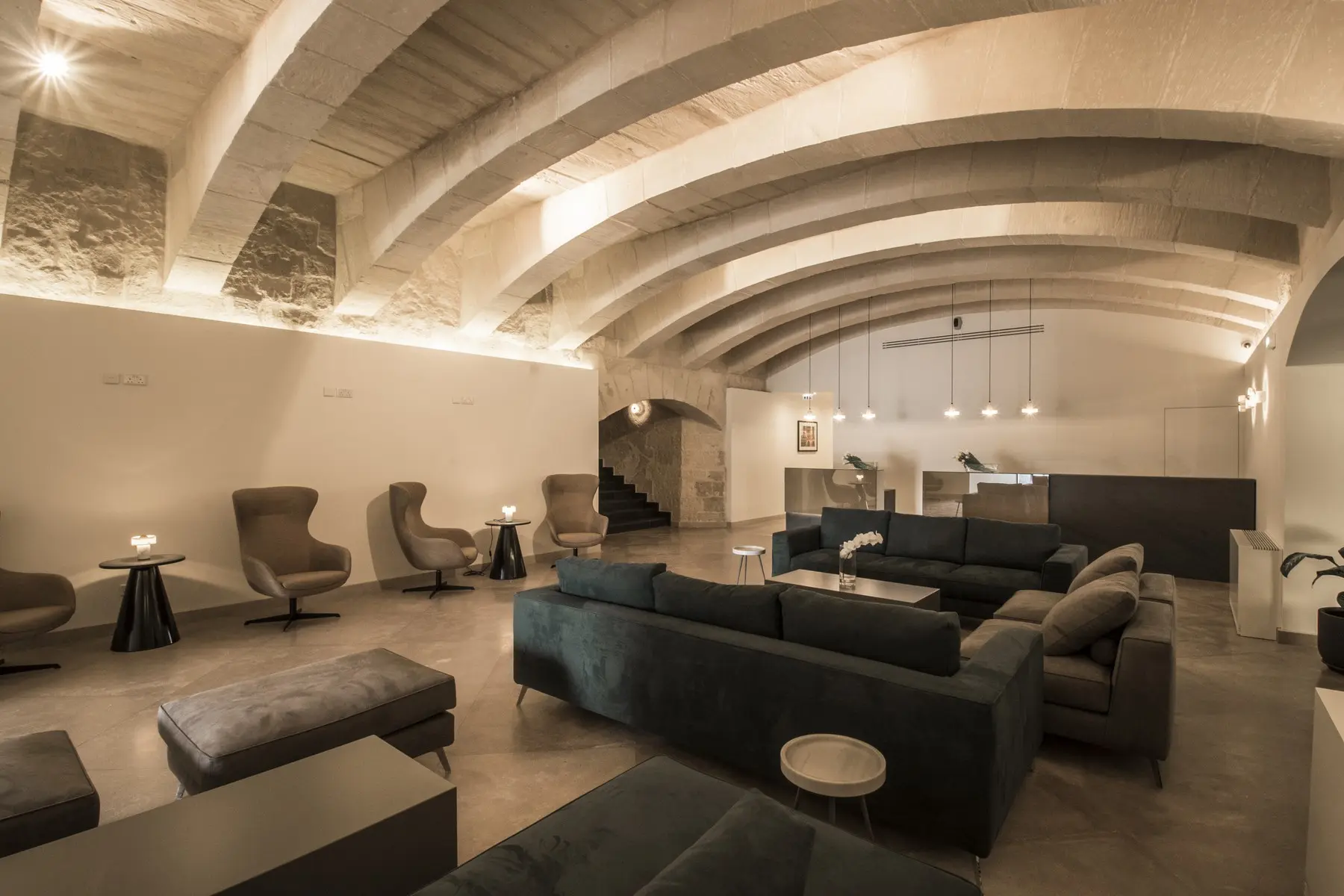 Lobby hotelu Cugo Gran Macina Grand Harbour