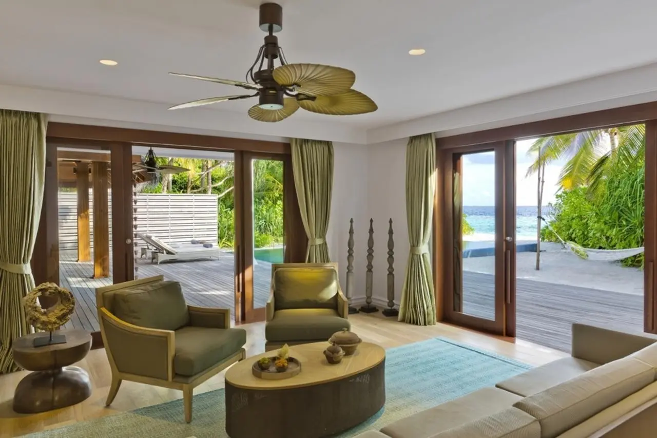 Pokój w hotelu Dusit Thani Maldives