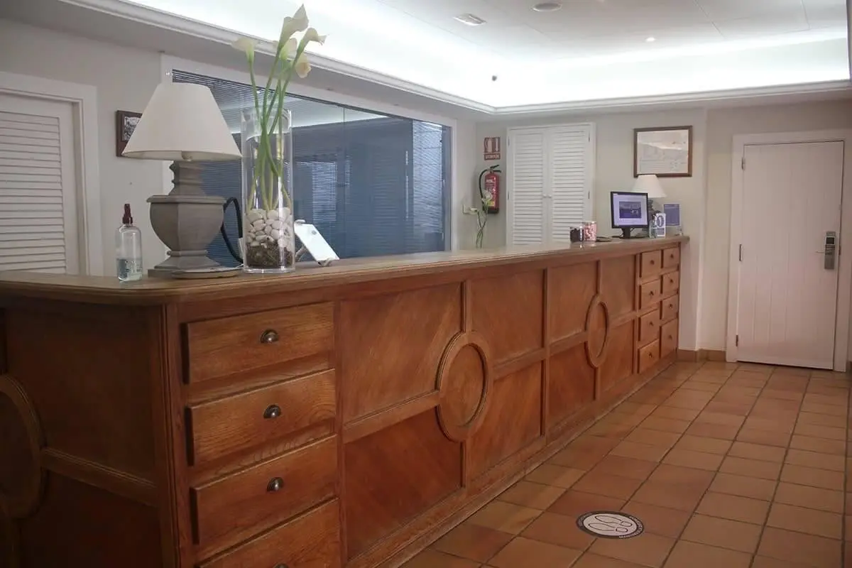 Lobby hotelu Dwo Les Palmeres