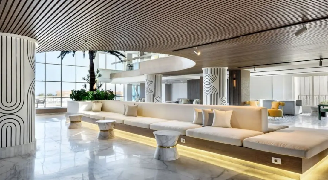Lobby hotelu Flow Spectrum Sahl Hasheesh