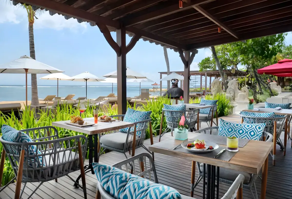 Plaża przy hotelu Griya Santrian